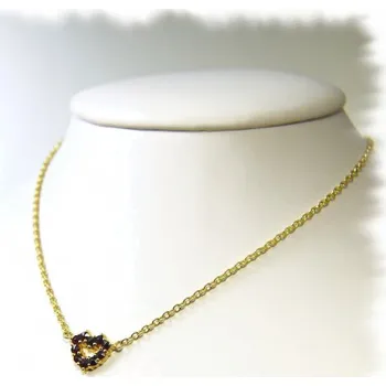 Náhrdelník žluté zlato 45 cm