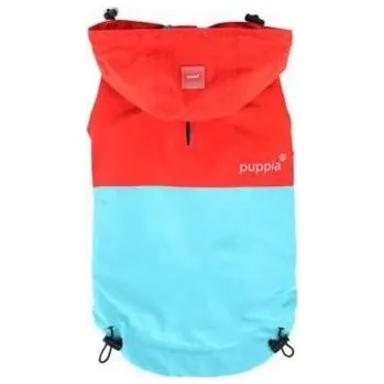 Obleček pro psa Puppia Paz pláštěnka oranžovo-červená varianta S