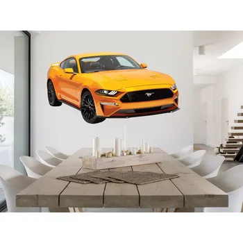 Samolepící dekorace Ford Mustang samolepka na zeď 46 x 25 cm
