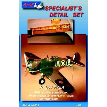 Plastikový model AML 1/48 Curtiss H75A (control surf., photo etched set)