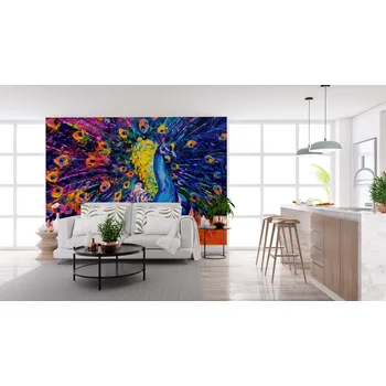 Fototapeta Malvis ® Tapeta Obraz páv Vel. (šířka x výška): 144 x 105 cm