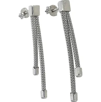 Náušnice Goldstore Stříbrné visací náušnice puzeta Varianta: stříbrné náušnice