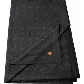 Polštář Kama pletená Merino deka Q4100 111 - tmavě šedá 130x190