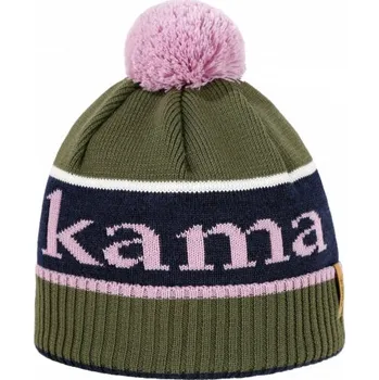 Čepice Kama pletená Merino čepice A171 106 - tmavě zelená UNI