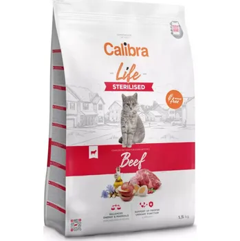Krmivo pro kočku Calibra Cat Life Sterilised Beef 12 kg