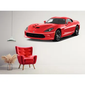 Samolepící dekorace Dodge Viper samolepka na zeď 47 x 22 cm
