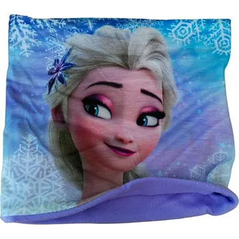 Čepice SUN CITY Nákrčník FROZEN Elsa polar fleece fialový