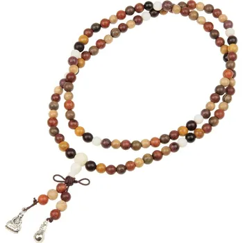 Dětské navlékací korálky Korálky Mala dřevo mix 108/6 mm s přívěsky