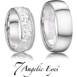 Goldstore Stříbrné snubní prsteny 037 Rhett a Scarlett Varianta: snubní prsten