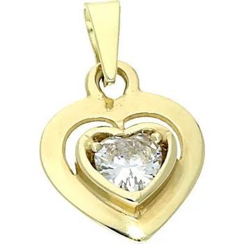Přívěsek Goldstore Zlatý přívěsek drobné srdíčko Váha: 0.80 g