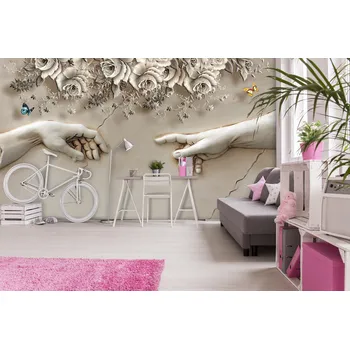 Tapeta Malvis ® Tapeta Stvoření Adama Vel. (šířka x výška): 144 x 105 cm