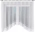 Dekorační oblouková záclona Doriana 160 bílá 400 x 160 cm