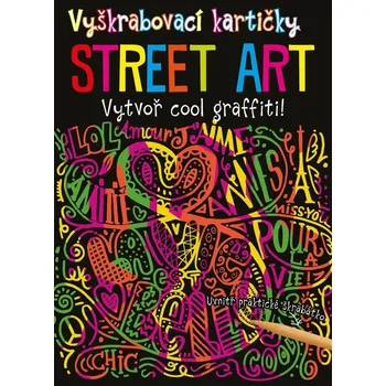 vyškrabávací obrázek CPRESS Vyškrabovací kartičky Street Art 10 ks