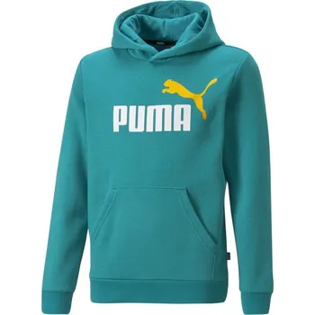 PUMA Essentials+ Two-Tone Big Logo Hoodie 586987-27 140 Chlapecká mikina PUMA Essentials+ Two-Tone Big Logo Hoodie 586987-27 140