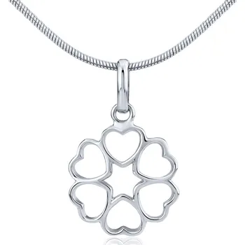 Přívěsek Srdíčkový stříbrný přívěsek ZTJP53502