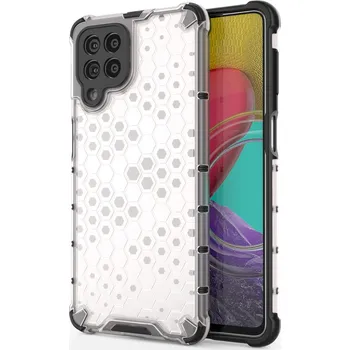 Pouzdro na mobilní telefon Beweare Honeycomb Armor kryt na Samsung Galaxy M53 5G - transparentní