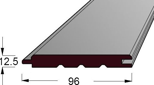 Dřevěná palubka - PAL 9612 SM /400