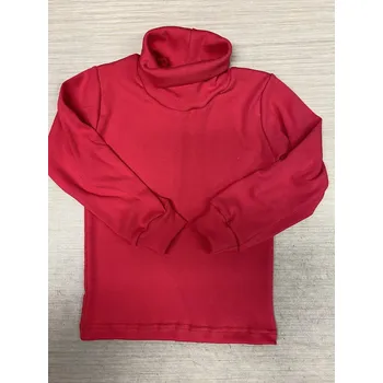 Chlapecké tričko dětské roláky, velikost 116, Barva červená, S potiskem , nebo bez bez obrázku