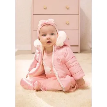 Kojenecké oblečení luxusní zimní kabátek pro miminko Mayoral 2498-45 velikost 62