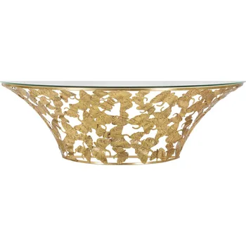 Toaletní stolek Mauro Ferretti Zlatý konzolový nástěnný stolek Pari, 120x40,5x37,2 cm