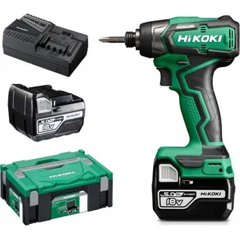 HiKoKi WH18DDWQZ Aku rázový utahovák 18V Brushless 1/4" 140 Nm 3,0Ah x 2 HSC 2 (WH18DDWQZ Aku rázový utahovák 18V Brushless 1/4" 140 Nm 3,0Ah x 2 HSC 2)