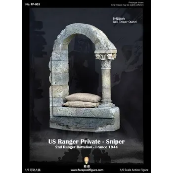 Doplněk k figurce Diorama pro 1/6 figurky Bell Tower Stand for US Ranger Private Sniper
