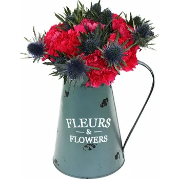 Karafiát v bodláčí s konvičkou