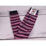 České legíny kamaše punčocháče bez ťapek TREPON Adélka modrorůžové pruhované velikost oblečení - děti: 122/128