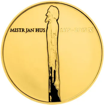 Česká mincovna Zlatá mince Jan Hus 2015 Proof 31,1 g