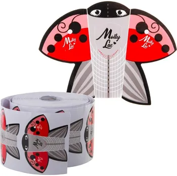 Šablony na nehty Beruška MollyLac 500 ks