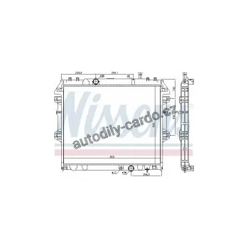 Chladič motoru Chladič motoru NISSENS 646939
