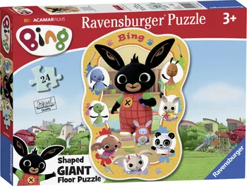 puzzle Ravensburger Obrovské podlahové puzzle Bing 24 dílků