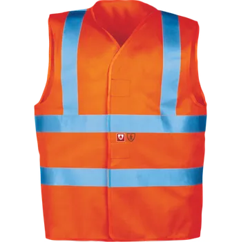 pracovní vesta SIOEN Vesta HELLISAN FR AST HV, antistatická 0303005996003 L Oranžová