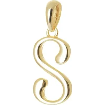 Přívěsek Stříbrný přívěšek písmeno S bez zirkonů STRZ0865F