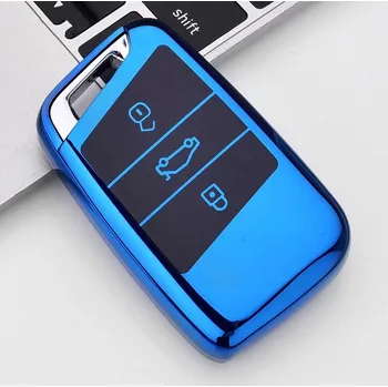 Zabzepeční vozidel Obal na klíč Škoda Superb III / Kodiaq - modrý