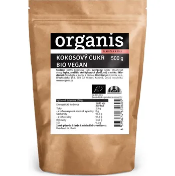 Cukr Organis Kokosový cukr BIO 500 g