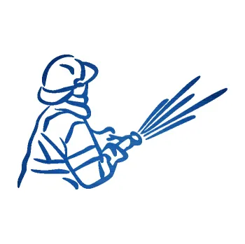 Samolepící dekorace SAMOLEPKA Hasič 015 pravá (65 - škrábaný kov modrý) NA AUTO, NÁLEPKA, FÓLIE, POLEP, TUNING, VLASTNÍ TEXT, TISK, AUTOSAMOLEPKY.cz, POLEPY, OBRÁZEK, LOGO, SAMOLEPKY