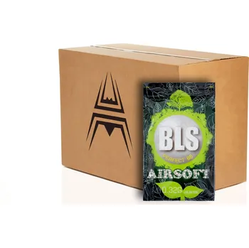 Airsoft BLS 20x BLS airsoftové kuličky BIO 0,32g, 3120 BBs (krabice) - Bílá