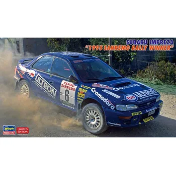 Plastikový model Hasegawa Hasegawa 20574 Subaru Impreza "1995 Sanremo Rally Winne 1/24
