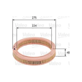 DANAPO Vzduchový filtr VALEO 585657 Ford