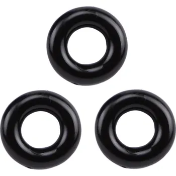 VšeNaSex.cz Sada erekčních kroužků Triple Donuts Black