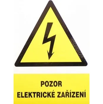 VT POZOR ELEKTR.ZAŘÍZENÍ 5x7,5samol