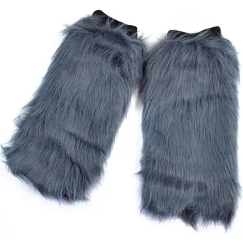 Dámské ponožky Art of Polo Chlupaté návleky UNI Graphite