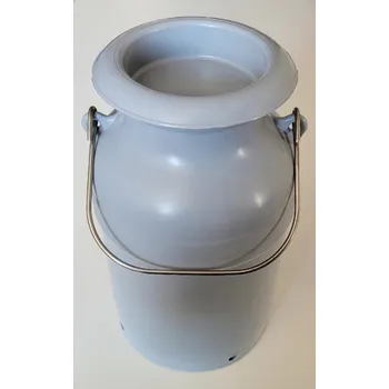 Chov hospodářského zvířete Plastová transportní konev 5l s víkem na mléko