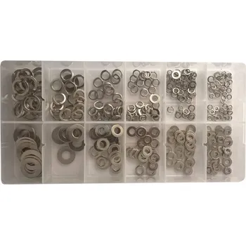 Ocelová podložka, sada 350ks MAR-POL M66461