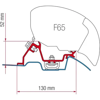 Příslušenství ke karavanu Adaptér F80/65 pro Mercedes Sprinter od 2006