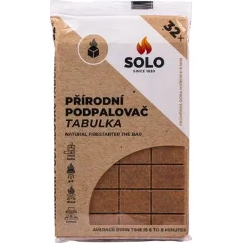 Podpalovač SOLO podpalovač tabulka ekologický 32ks