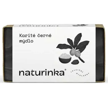 Mýdlo Čisticí karité pleťové mýdlo s aktivním uhlím Naturinka 110 g