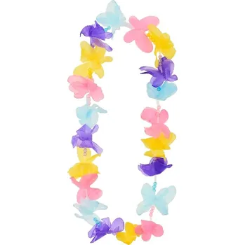 Karnevalový doplněk Havajský věnec barevný s perličkami