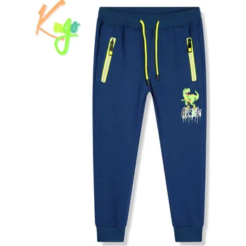 Chlapecké tepláky - KUGO JK9551, petrol Barva: Petrol, Velikost: 104